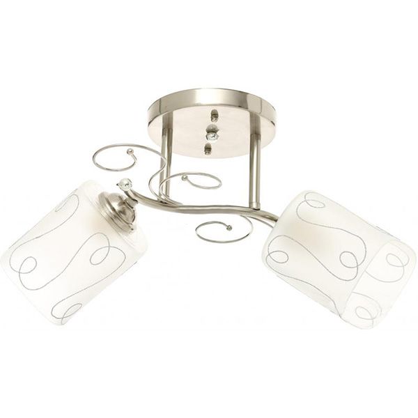 Люстра потолочная Accento lighting Galaxy 2xE27 сатиновый никель ALG-73029/2 