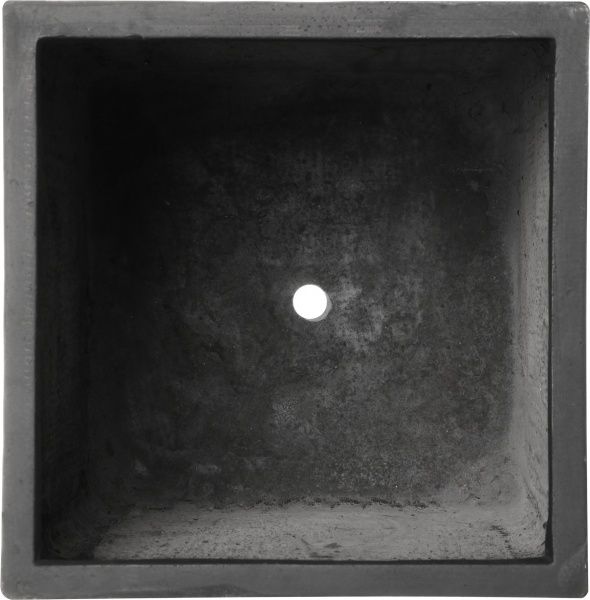 Кашпо декоративное Engard Кампания квадратный 47 л черный 