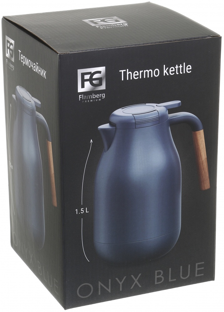 Термочайник Flamberg Premium Onyx Blue 1,5 л