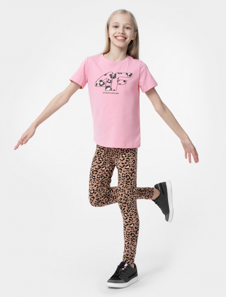 Футболка 4F TSHIRT F1008 4FJSS23TTSHF1008-56S р.140 рожевий