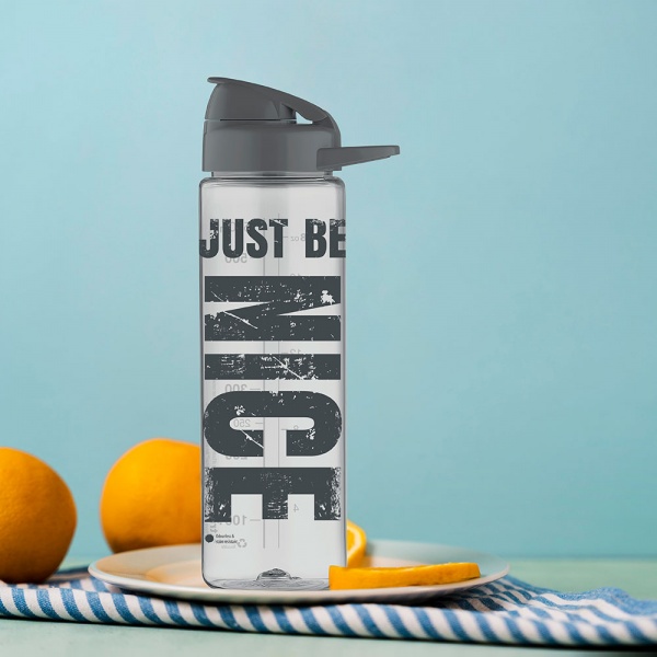 Пляшка для води Gusto Lidya 630 мл сіра GT-G-912033