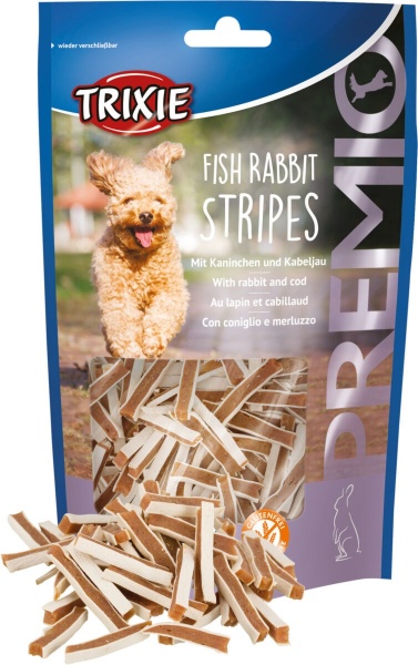 Лакомство Trixie PREMIO Fish Rabbit Stripes 100 г (31547)