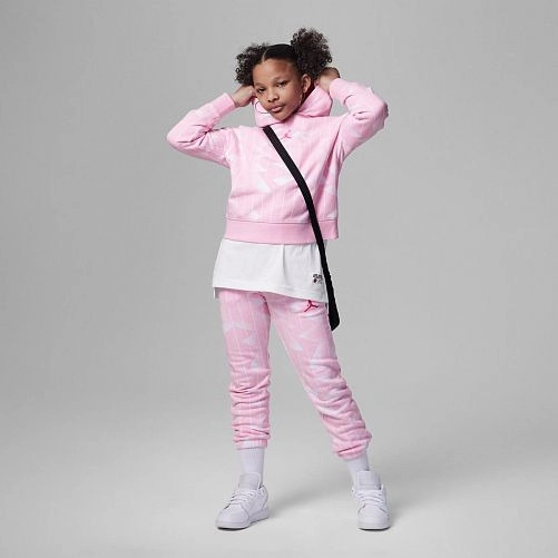 Брюки Nike JDG ESSENTIALS AOP FLC PANT 45C594-A0W р. M розовый