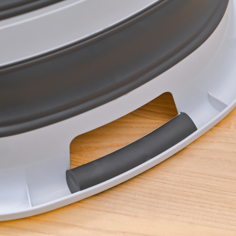 Кошик MVM BIN-18 26 л білий/сірий