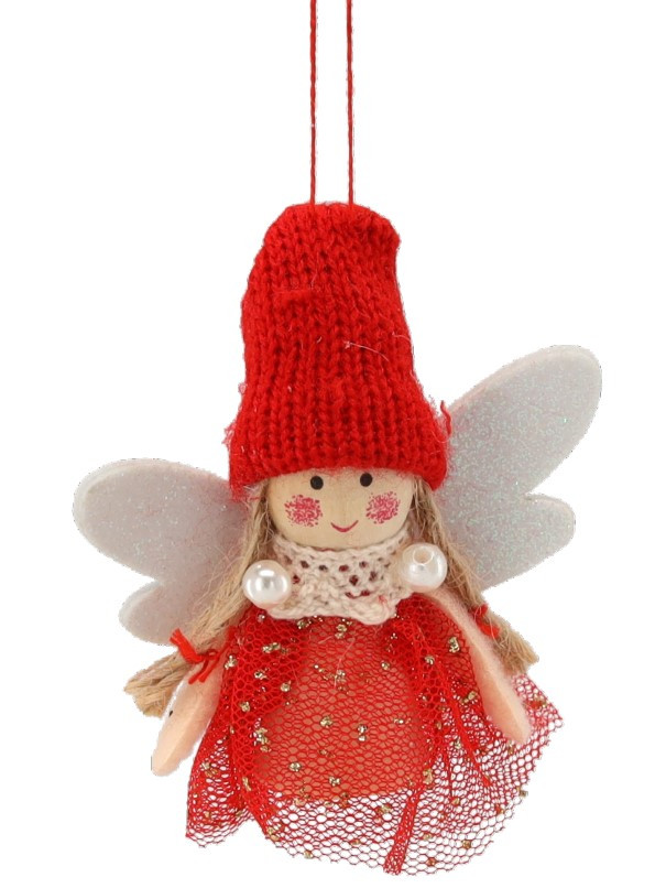 Украшение новогоднее Тайм Еко Гном d 65 мм 6,5 см 3 шт./уп.