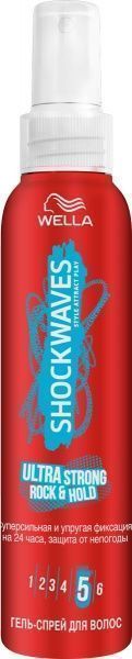 Гель-спрей Wella SHOCKWAVES Ultra strong 150 мл 