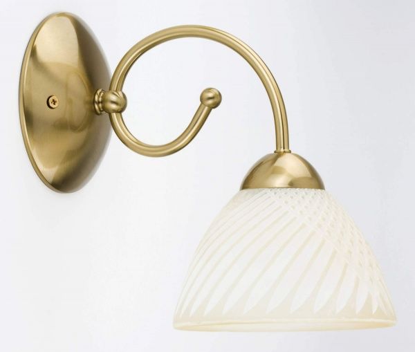 Бра ALFA Vegas 1x60 Вт E27 матове золото 12800 