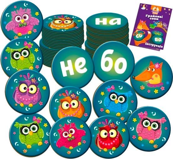 Игра настольная Vladi Toys Игривые совы. Вижу слово!