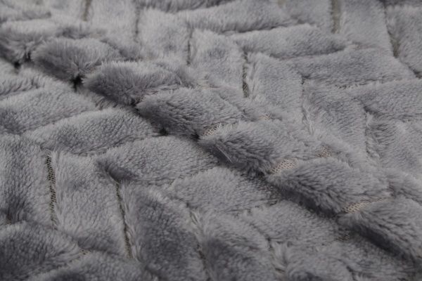 Плед Flannel Plush 200x220 см графит La Nuit 