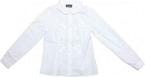 Блуза Sasha для девочек р.140 белый 