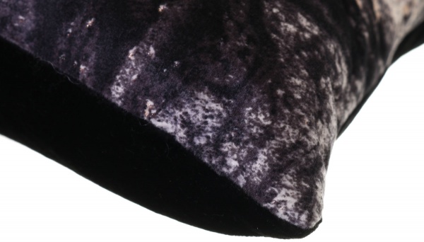 Подушка декоративная Мармур 45x45 см серый с принтом HOME&STYLING 