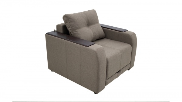 Крісло розкладне Кедр ПЛЕЙН 960х980 мм капучино 