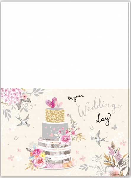 Листівка вітальна POP-UP з 3D-малюнком всередині та з конвертом 