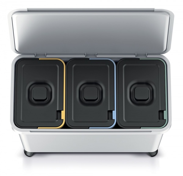 Контейнер для сміття PRP Systema 30 л світло-сірий 62776-427