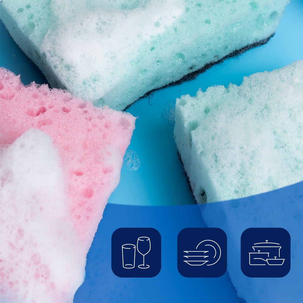 Губка для посуды Фрекен Бок Стильные цвета 5 шт.