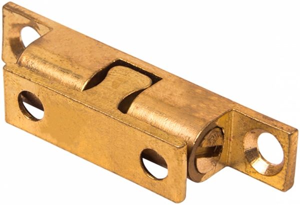 Защіпка кулькова подвійна 10х43 мм латунь полірована 1 шт.