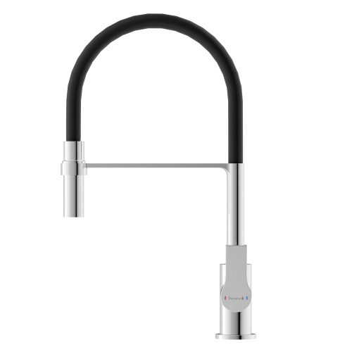 Змішувач для кухні Imprese WITOW з висувним гнучким виливом, хром