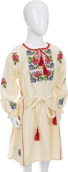 Платье Эдельвика р.134 молочный 858-18/00 