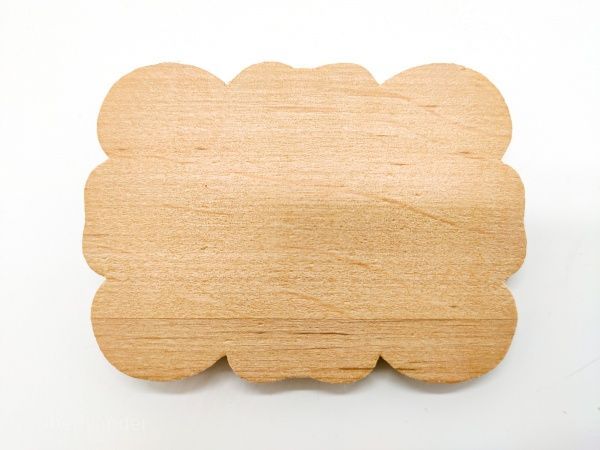 Декоративная панель деревянная розетка 2 шт. RZ.18.60 45х60x4 мм 