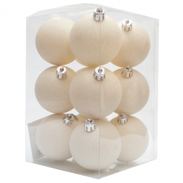 Набір ялинкових куль Девілон 251147 d60 мм 12 шт./уп. 