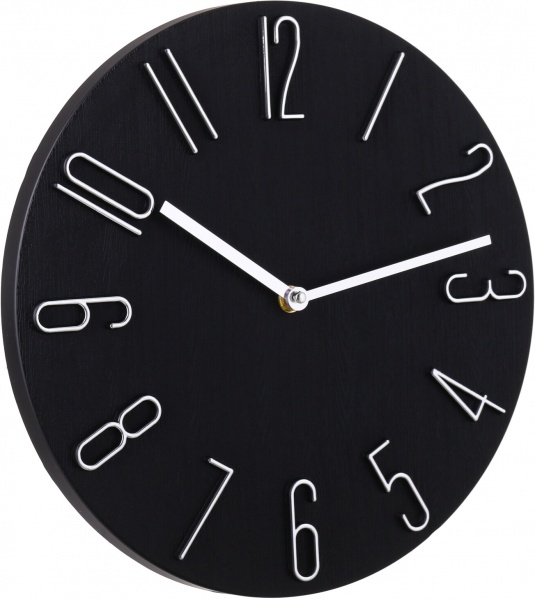 Часы настенные Freedom 30х30х4,2 см (WSH-0441) черный