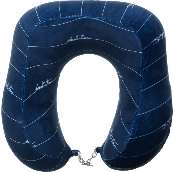 Подушка для путешествий АндреТан Список желаний синий SoundSleep