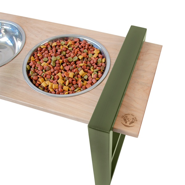 Миска подвійна 10 центів для Джека №1 L/XL 2х1250 мл хакі