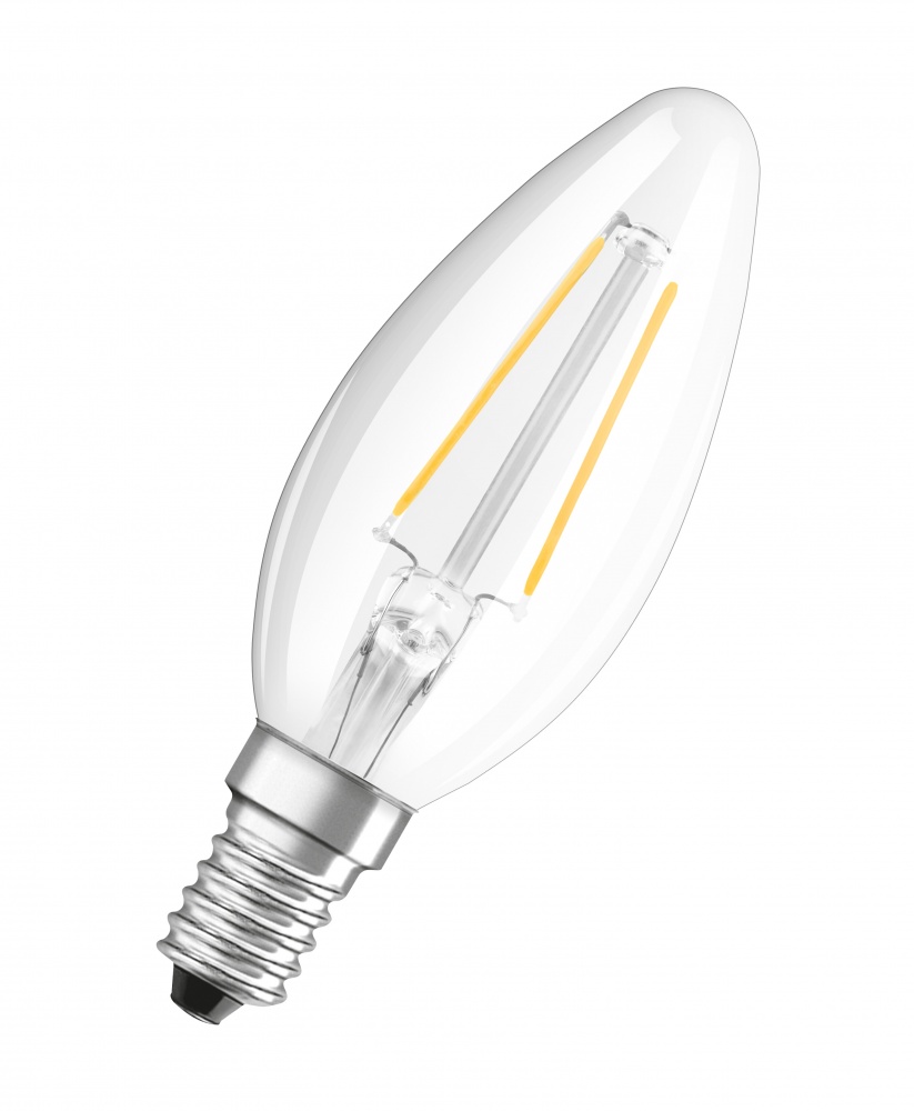 Лампа світлодіодна Osram B35 5,5 Вт E14 4000 К 220 В прозора FIL B60 dim CW E14