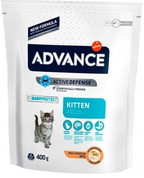 Корм Advance Kitten з куркою та рисом 400 г
