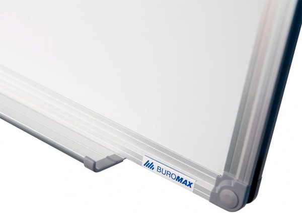 Доска магнитно-маркерная Buromax 90х120 см с алюминиевой рамкой 