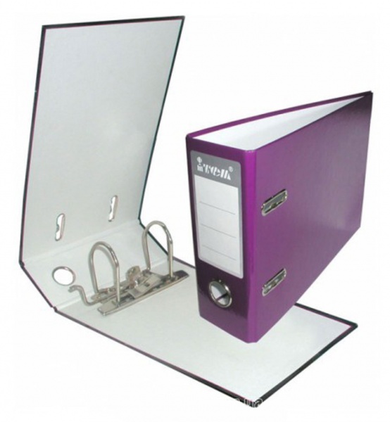 Папка-регистратор БАНК А5 70 мм PP металевий кутик ассорти 055 iTEM