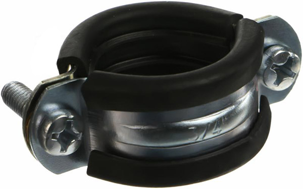 Хомут із гумовою прокладкою з гайкою М8 3/4