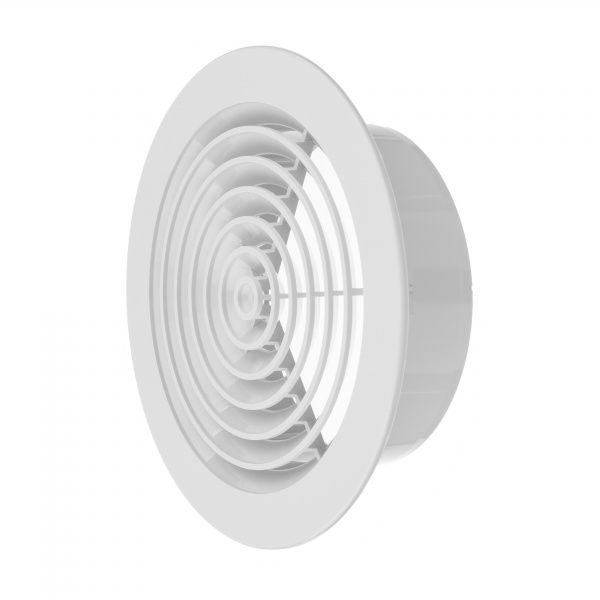 Диффузор MiniMax вентиляционный c фланцем и пружинным креплением d210 х d150 мм (2404) пластик белый 