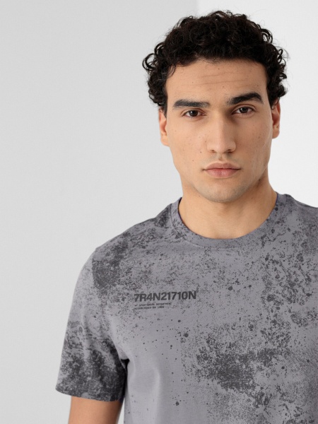 Футболка 4F D4L21-TSM209-27A р.S светло-серый