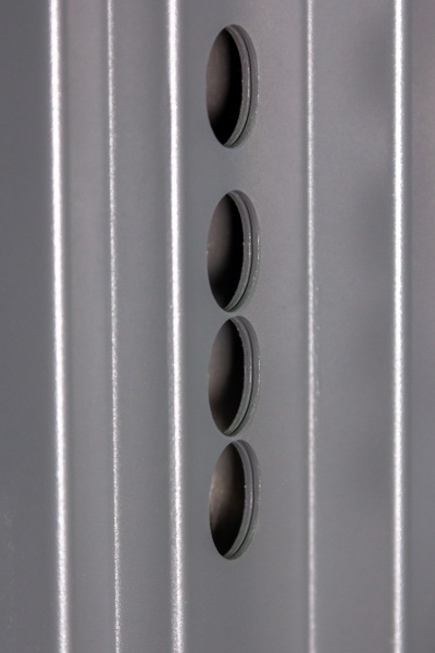 Дверь входная Булат Статус 245 графит матовый / белый супермат 2050x950 мм правая