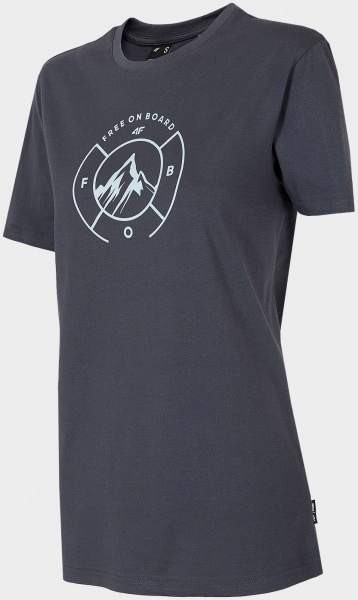 Футболка 4F WOT-SHIRT TSD011 H4Z22-TSD011-23S р.M сірий