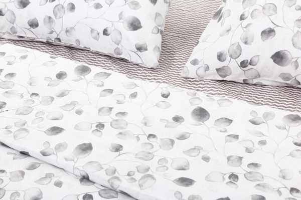 Комплект постільної білизни Бруно 1,5 білий La Nuit (без простирадла) 