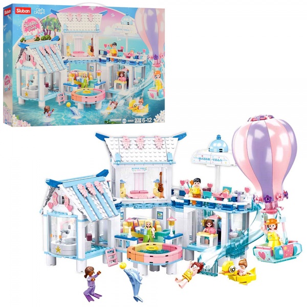Конструктор Sluban Happy Diary Аквапарк M38-B0929