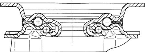 Колесо поворотное 3370 DRR 200 P63 TENTE 