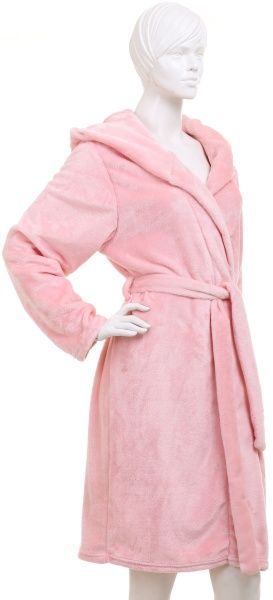 Халат Білтекc капюшон з вушками р. S рожевий 