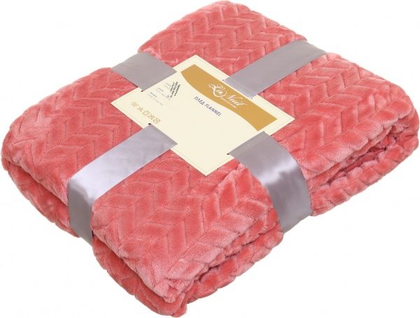 Плед Flannel Plush 160x200 см терракотовый La Nuit 