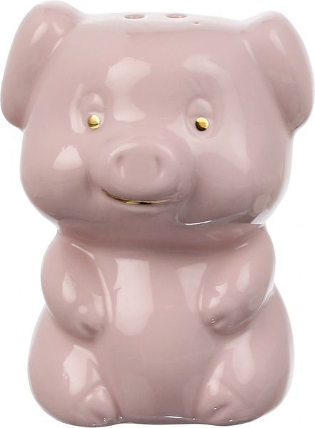 Набір підставка під яйце та сільничка Свинка 6 см 359-313 Lefard 