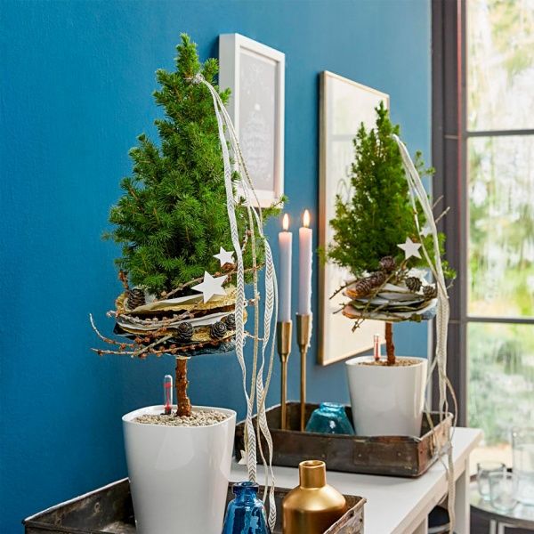 Кашпо Lechuza Mini-Deltini квадратный 0,4л белый (14950) 