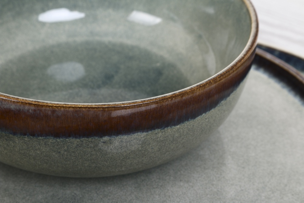 Салатник Fiora Gaia 16 см 800 мл зелена