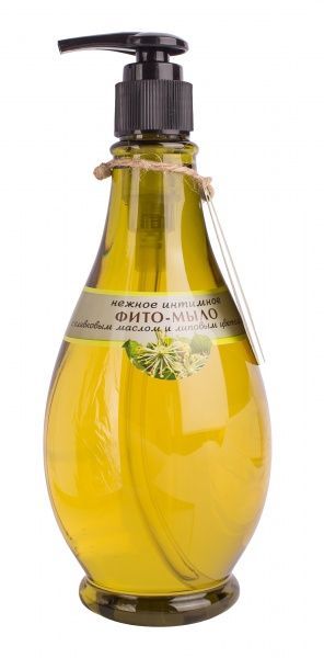 Мыло для интимной гигиены VivaOliva с оливковым маслом и липовым цветом 400 мл