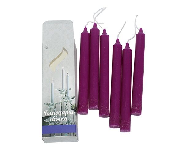 Набор свечей 6 шт. чернильный H20186-259 Feroma Candle