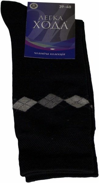 Шкарпетки Легка хода 6127 р. 25 чорний 