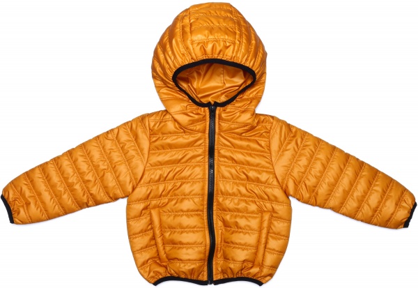Куртка дитяча для хлопчика Luna Kids стьобана р.134 гірчичний 