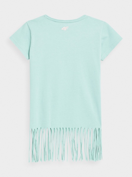 Футболка 4F TSHIRT F400 4FJSS23TTSHF400-47S р.146 зеленый