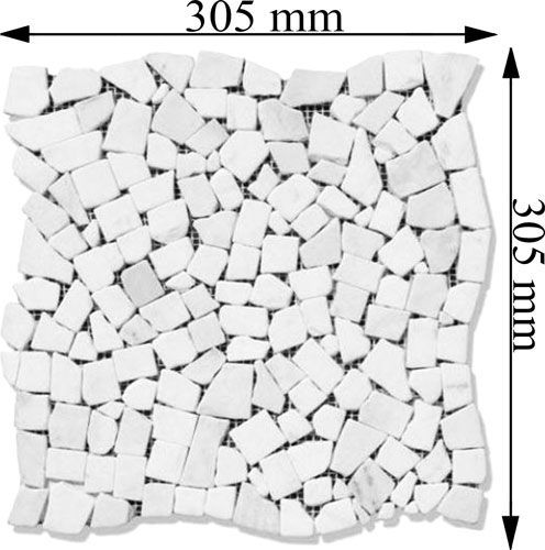 Плитка KrimArt мозаика Mix white МКР-ХС 30,5х30,5 